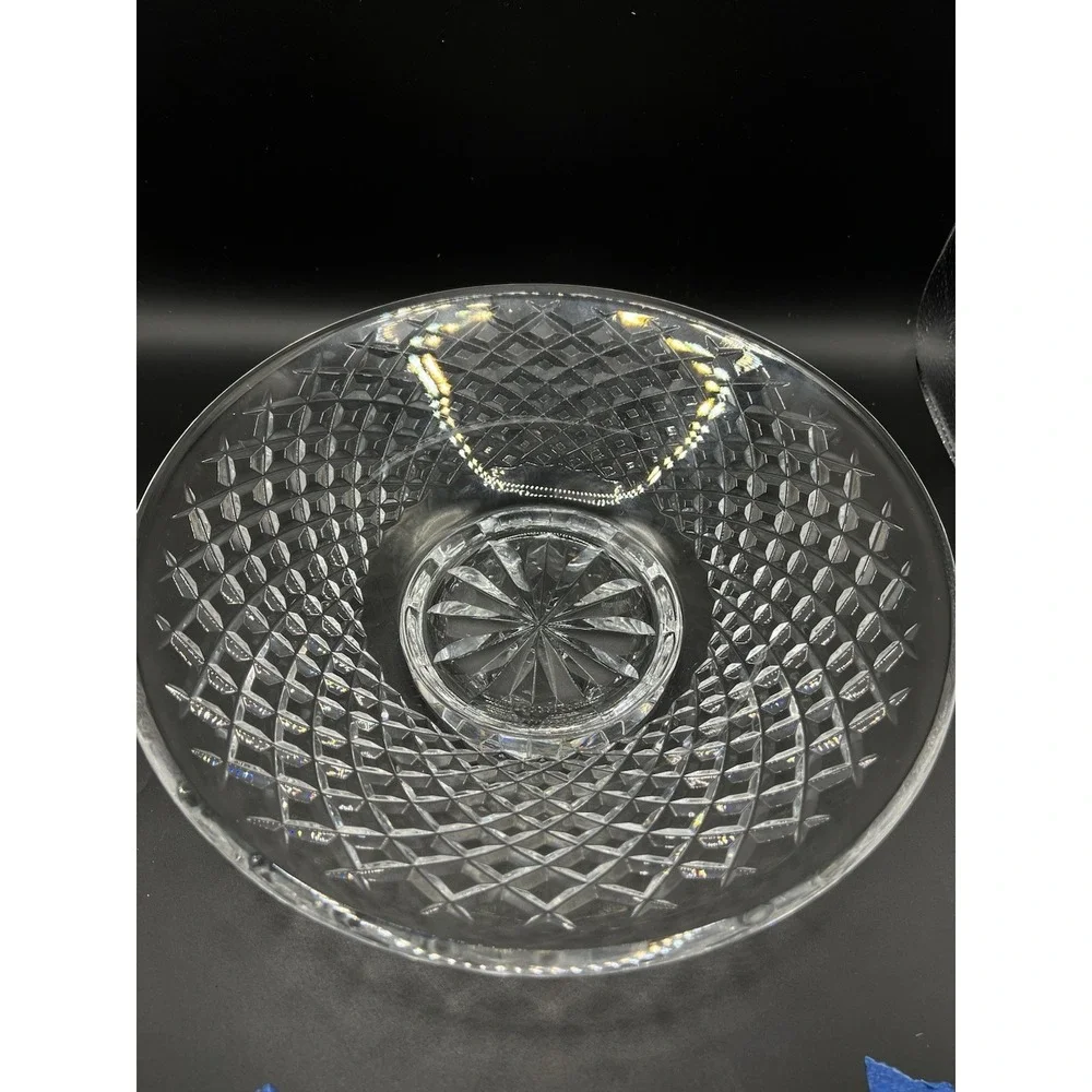 Vintage Waterford Alana Crystal Centerpiece Bowl  Cut Glass
